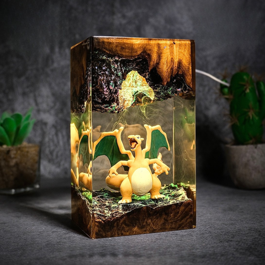 Charizard Pokemon Resin lamp