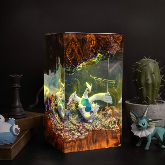 Lugia Pokemon Resin Lamp
