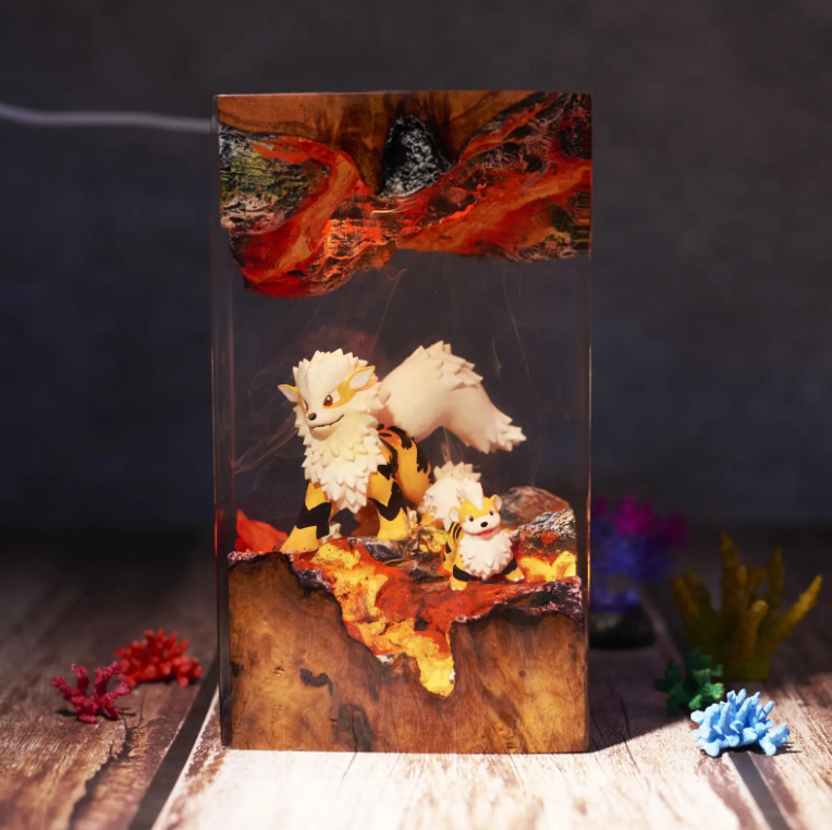 Arcanine Resin lamp
