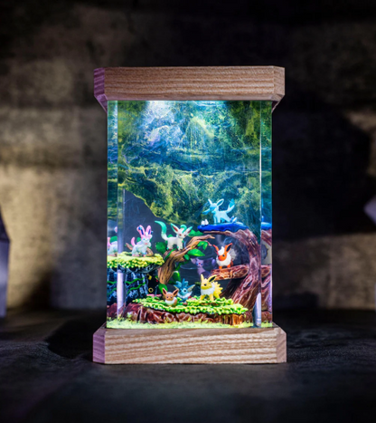 Eeveeloution Resin Lamp